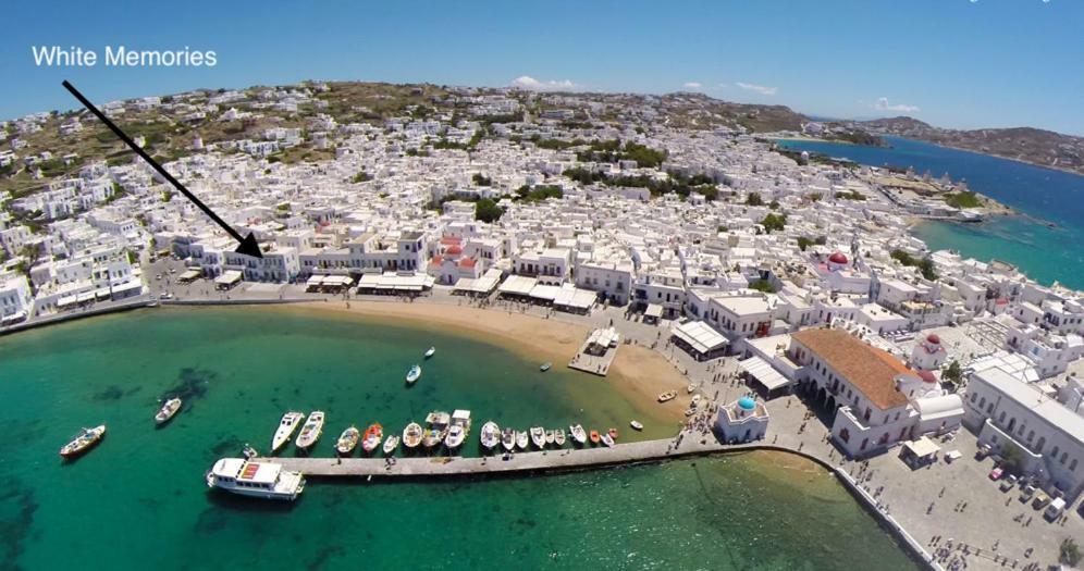 White Memories, Seafront Luxury Apartment Mykonos Mykonos Town エクステリア 写真