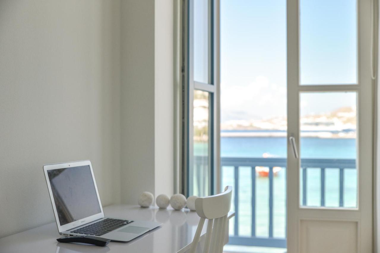 White Memories, Seafront Luxury Apartment Mykonos Mykonos Town エクステリア 写真