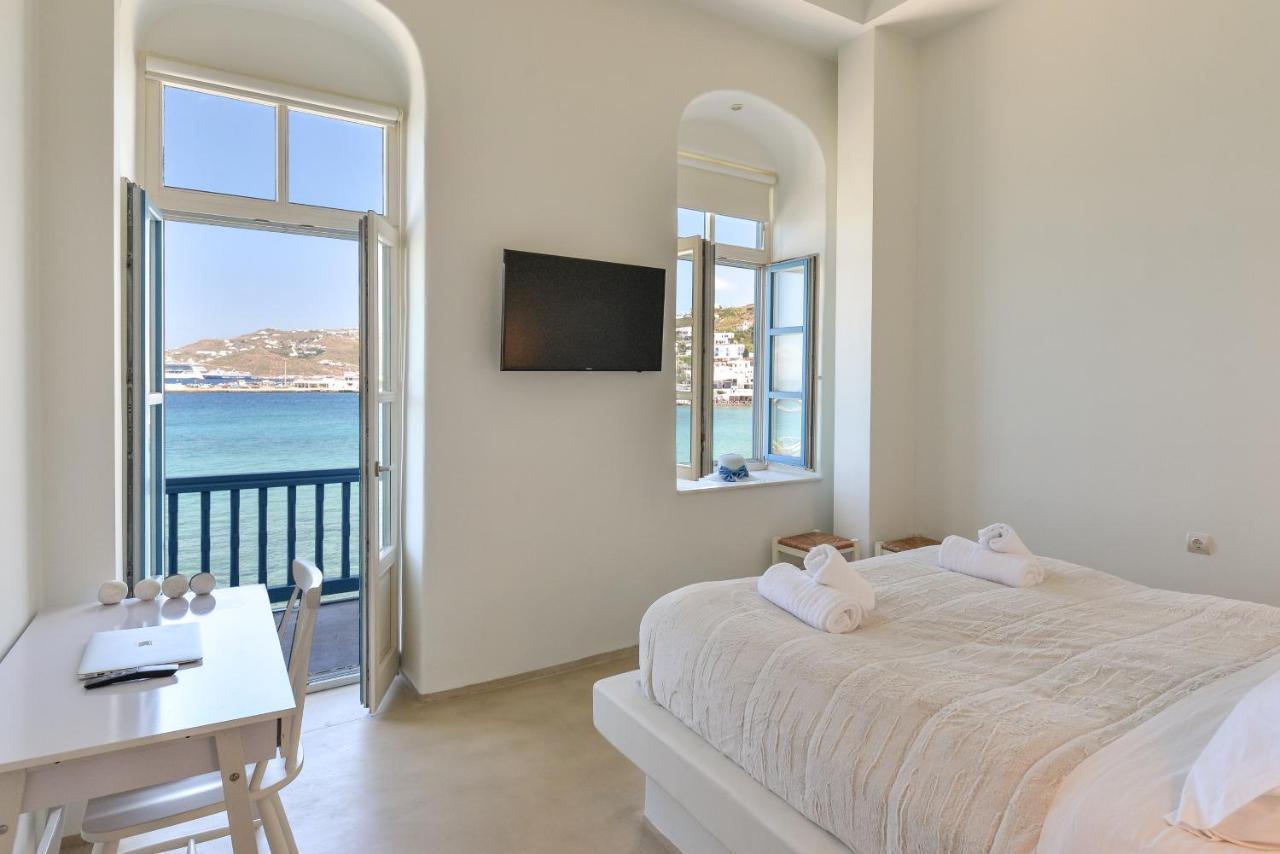 White Memories, Seafront Luxury Apartment Mykonos Mykonos Town エクステリア 写真